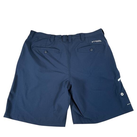 Columbia Mens PFG Blue Size 40 Light Weight Fishing Shorts Stain Repellent - Picture 9 of 13